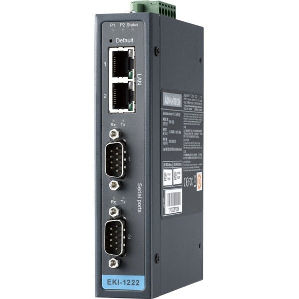 EKI-1222 – Industrielles 2-Port Modbus Gateway mit 2x Ethernet Port ...