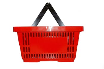 Einkaufskorb Plastik mit Henkel — Auswahl