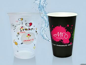 kunststoffbecher bedrucken in Deutschland