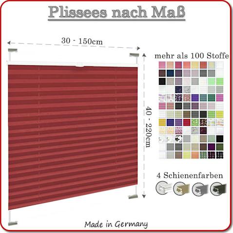 Colors For Rollo maßgefertigte Plissee bzw. Plissee Rollo Faltstores | wlw.de
