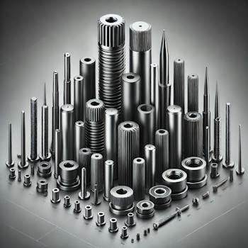 10x Zylinderstifte Passstifte M6 – 10 Mm Durchmesser, 45 Mm Länge, Aus Stahl, Mit Kuppe (Gesamtlänge ~47 Mm)