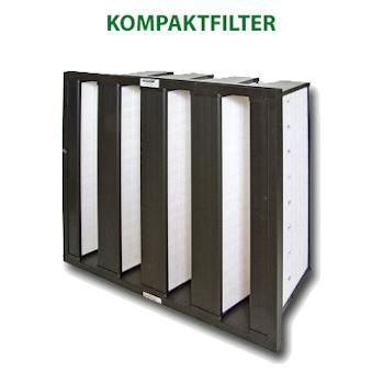 Kompaktfilter M5, M6, F7, F8, F9 Aus Synthetischen Medien – Für Lüftungsanlagen
