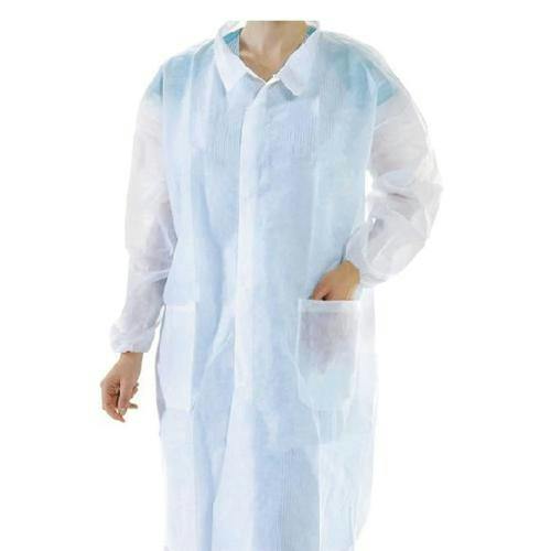 Buy Disposable Lab Coats with Fluid-Resistant PP/SMS Materials for ...