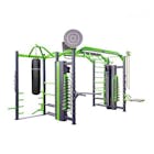 Funkcionális Edzés Berendezés | eXplode Sorozat - Multifunkcionális állomás; Acélcső 80x80x3 mm; Elektrostatikus bevonat