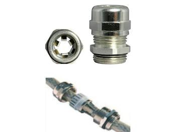 5 Stück Kabelverschraubung mit Gegenmutter M18 Messing 5 Stück Kabelverschraubung mit Gegenmutter M18 Messing