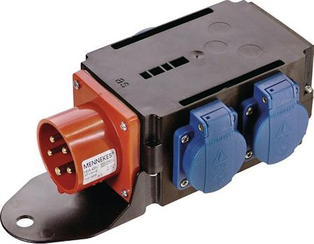 91445 CEE Adapter 16A 400V 3 x 16A Baustromverteiler Stromverteiler Verteiler 91445 CEE Adapter 16A 400V 3 x 16A Baustromverteiler Stromverteiler Verteiler