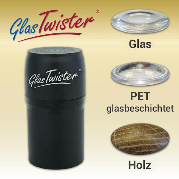Schraubverschluss Glastwister 30x24 & 30x60 mm