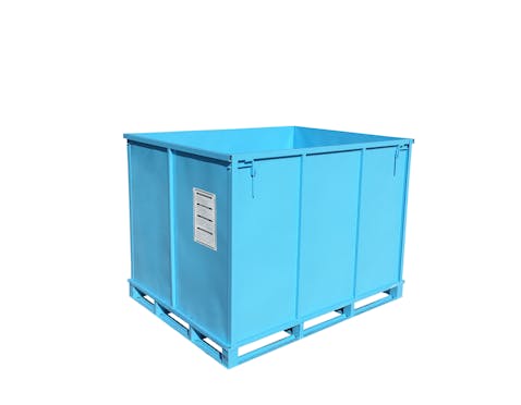 MetallBox Palettenbox Ladungsträger Palettenbehälter Container F ...