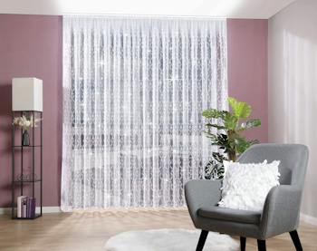 Moderne Gardinen für Blumenfenster und Balkontür — Auswahl