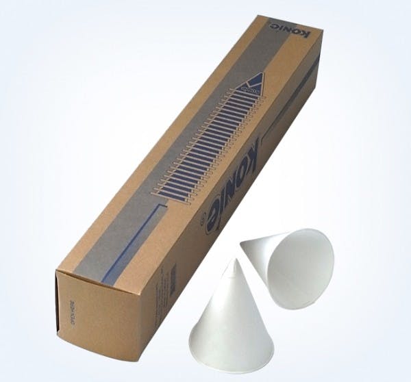 Pointed cups/conical cups made of paper for water dispensers (133 ml ...