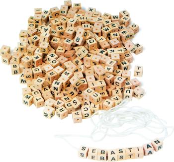 holzperlen buchstaben tedi vom Hersteller