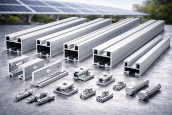 2.4m Aluminium Montageprofil für Solarmodule – C-Schiene mit Modulklemmen – Switzerland Photovoltaikanlagen 2.4m Aluminium Montageprofil für Solarmodule – C-Schiene mit Modulklemmen – Switzerland Photovoltaikanlagen