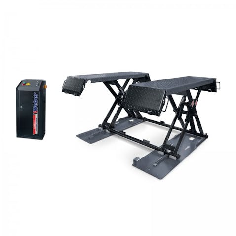 PRETYZOOM Aluminium Hebetisch - Höhenverstellbare Scherenhebebühne Klein