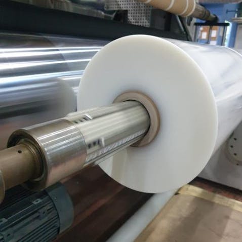 Film Estensibile Per Imballo Pellicola Trasparente Manuale 500mm 2,2kg 23my - Foto 2