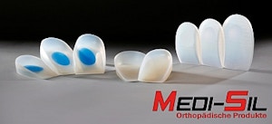 medi-sil_orthopädische_produkte_firmenpräsentation_2_Fersenkissen, Fersenkeile, Fersenpolster