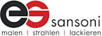 e._sansoni,_malergeschäft_/_strahltechnik_logo e._sansoni,_malergeschäft_/_strahltechnik_logo