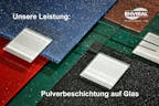 Pulverbeschichtung Glas