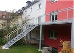 Balkon mit Gartenzugang