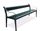 Parkbänke aus Aluminium