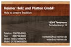 Logo von Reimer Holz und Platten GmbH