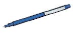 Kugelschreiber - blau eloxiert