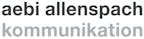 Logo von aebi allenspach kommunikation