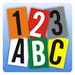 Klebezahlen und Buchstaben