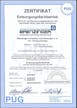 Zertifikat