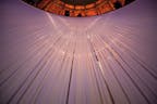 A mesmerising view of the curtain at the