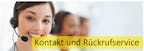 Kontakt und Rückrufservice