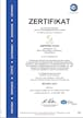 Zertifikat DIN ISO 9001:2015