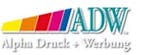 Logo von Alpha Druck + Werbung, Inh. Hans-Michael Nikolai
