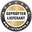 Siegel, geprüfter Lieferant