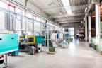 Produktionshalle Spritzguss