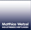 Logo von Matthias Wetzel Industriebeschriftungen GmbH