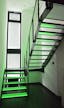 beleuchtete Treppe